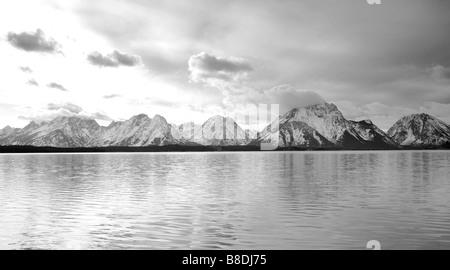 Enneigés des Montagnes Rocheuses Grand Tetons Rocheuses Wyoming États-Unis Amérique du Nord Banque D'Images