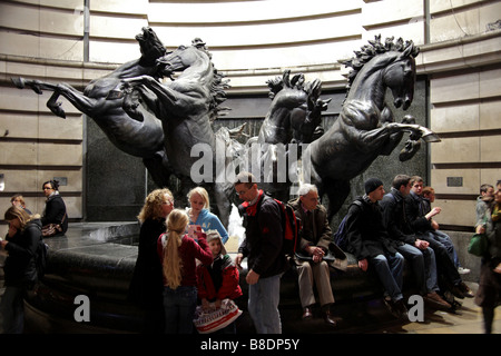 Les chevaux d'Helios à Londres Banque D'Images