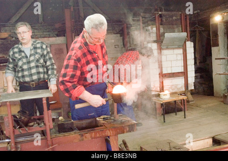 L'usine de la verrerie à Szklarska Poreba, Pologne Banque D'Images