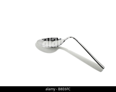 Diner Bent Spoon Banque D'Images