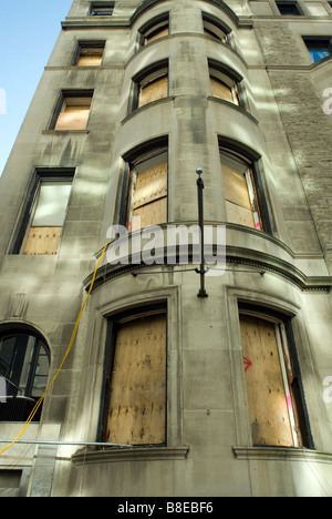 Rénovation d'une maison, dans le quartier de l'Upper East Side de New York, le dimanche 8 février 2009 Richard B Levine Banque D'Images