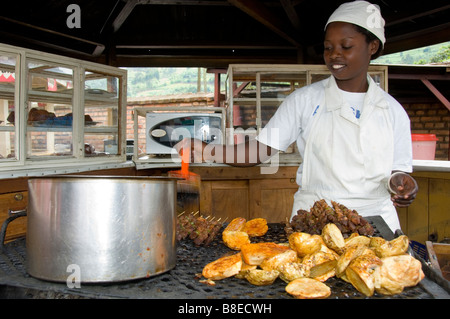 Food au Rwanda Banque D'Images