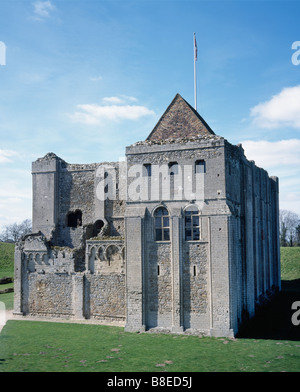 Château Norman Castle Rising Norfolk Banque D'Images