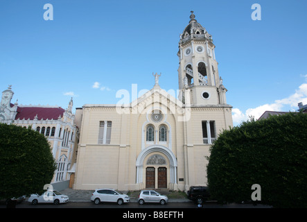 L'église Saint François d'Asisi à Panama City. Banque D'Images