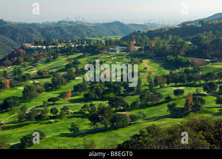 U S de golf, MountainGate ,Country Club, championnat, golf, cours, Los Angeles, CA ,designer ,Ted Robinson, antenne Banque D'Images