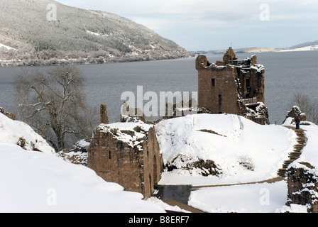 Le Château d'Urquhart Loch Ness Ecosse Highlands Banque D'Images