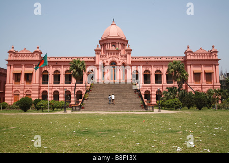 Ahsan Manzil Pink Palace dans le district de Sadarghat à Dhaka, Bangladesh Banque D'Images