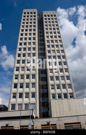 Ancien bâtiment Kodak Hemel Hempstead, juste avant le réaménagement en appartements commence. Banque D'Images