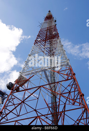 Tour de l'antenne radio Banque D'Images