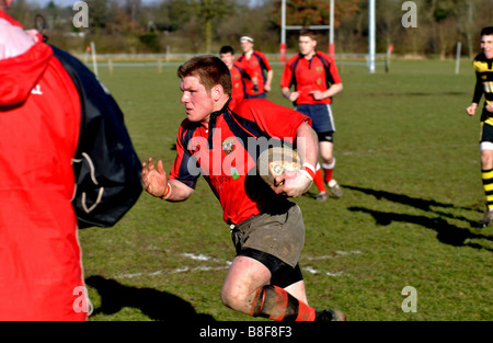 Au niveau des clubs de rugby, Royaume-Uni Banque D'Images