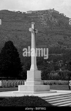 Cimetière britannique à Monte Cassino Italie Banque D'Images