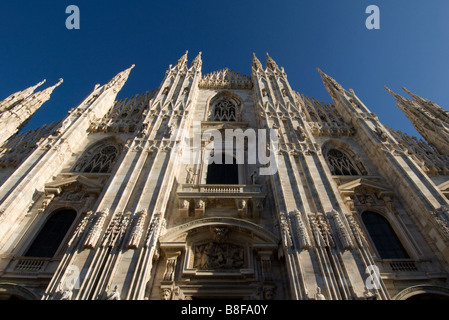 La cathédrale de Milan Duomo di Santa Maria Italie Banque D'Images