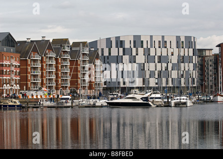 Suffolk New College, Neptune Quay, Ipswich, Suffolk, UK. Banque D'Images