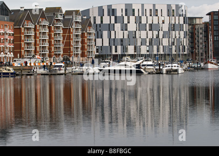 Suffolk New College, Neptune Quay, Ipswich, Suffolk, UK. Banque D'Images