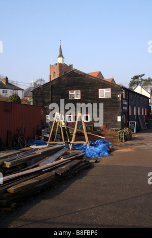 L'ANCIEN CHANTIER NAVAL DE HYTHE Quay. MALDON ESSEX. UK. Banque D'Images