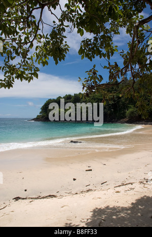 Isla Bolaños, Golfo de Chiriqui, Panama, province de Chiriquí Banque D'Images