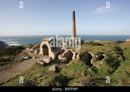 Botallack calcinateur arsenic Banque D'Images