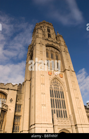 Wills memorial tower, Bristol Banque D'Images