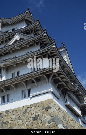 Himeji-jo palace 17e siècle château japonais Banque D'Images