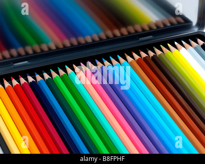 Crayons de couleur Banque D'Images