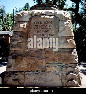 Cecil Rhodes memorial dans les jardins de l'entreprise à Cape Town en Afrique du Sud, en Afrique sub-saharienne. l'apartheid jardin souvenir de voyage du cap de l'entreprise Banque D'Images