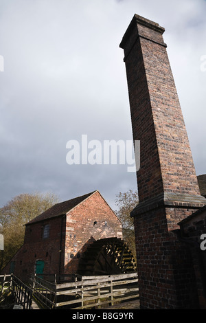 Cheddleton Flint Mill, près de Leek, Staffordshire, Angleterre Banque D'Images