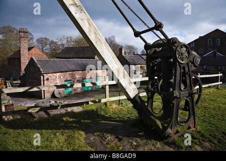 Cheddleton Flint Mill, près de Leek, Staffordshire, Angleterre Banque D'Images