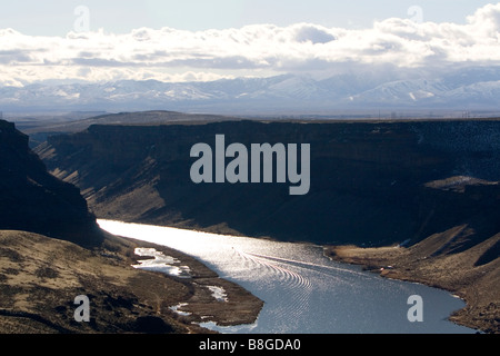 La Snake River près de Swan Falls Idaho USA Banque D'Images