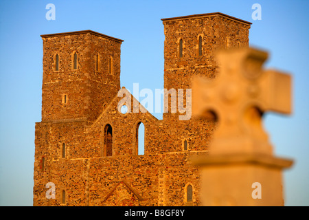 Reculver Tours Kent Banque D'Images