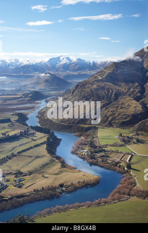 La rivière Kawarau près de Queenstown Frankton ile sud Nouvelle Zelande Banque D'Images