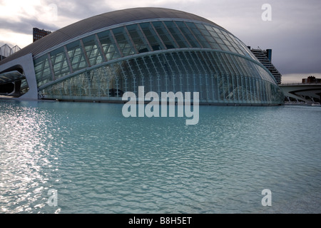 Cité des Arts et des sciences valencia espagne Banque D'Images