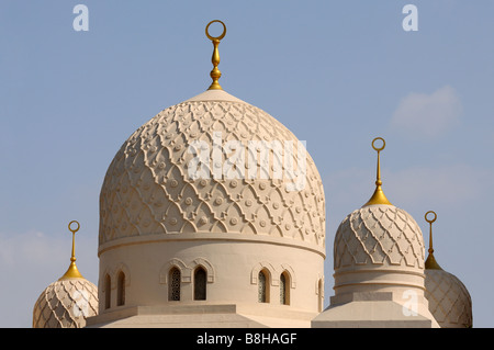 Coupoles de la mosquée de Jumeirah à Dubai Banque D'Images