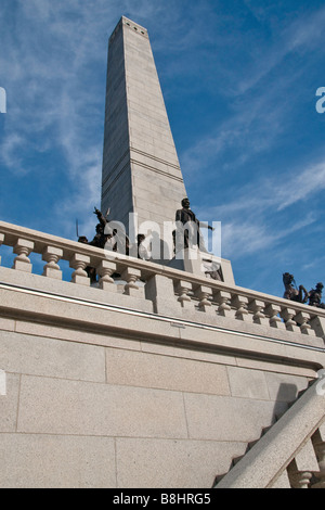 Tombe de Lincoln à Springfield, Illinois Banque D'Images