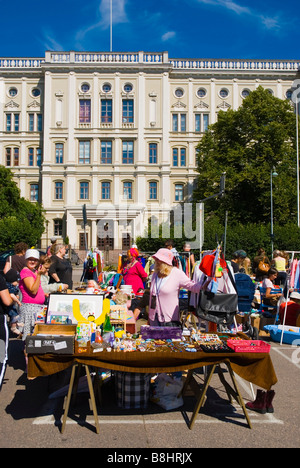 Hietalahti brocante dans le centre d'Helsinki Finlande Europe Banque D'Images