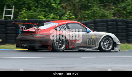 Porsche 911 GT3 RSR (997) 24h du Mans, France. Banque D'Images