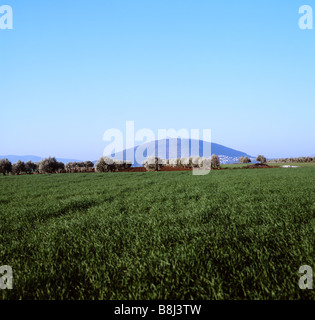 Mt tabor vus de la vallée Banque D'Images