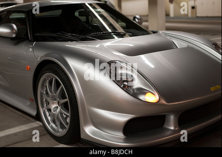 En fait d'argent supercar Noble M4000 Banque D'Images