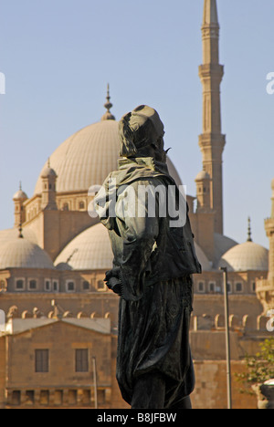 Le Caire, Égypte. La mosquée de Mohammed Ali la citadelle. Banque D'Images