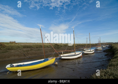 Après-midi d'automne à Morston Quay North Norfolk Banque D'Images