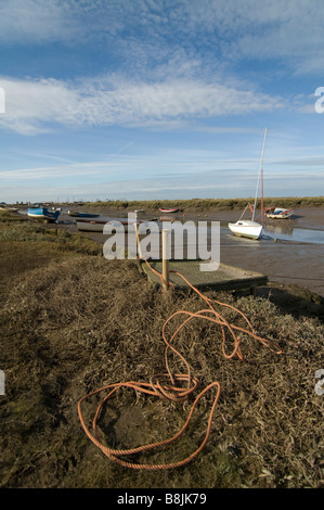 Après-midi d'automne à Morston Quay North Norfolk Banque D'Images