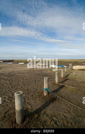 Après-midi d'automne à Morston Quay North Norfolk Banque D'Images