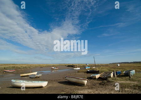 Après-midi d'automne à Morston Quay North Norfolk Banque D'Images