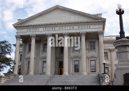 United States historique Custom House Charleston en Caroline du Sud USA Banque D'Images