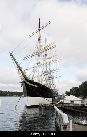 Bateau Musée Pommern à port de Mariehamn Aland Islands FINLANDE Septembre 2008 Banque D'Images