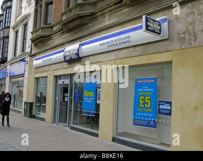 Halifax Bank of Scotland Worthing West Sussex Banque D'Images