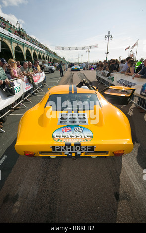 Ford GT 40 essais de vitesse 2008 à Brighton Banque D'Images