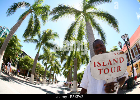 Les sections locales offrent aux touristes des excursions autour de l'île des Caraïbes de Saint Martin dans les Antilles néerlandaises Banque D'Images