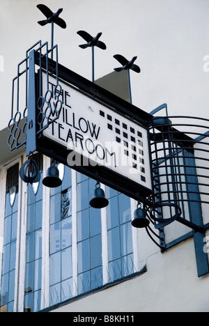 Willow Tea Rooms, Sauciehall Street, Glasgow, conçu par Charles Rennie Mackintosh pour Mlle Catherine Cranston Banque D'Images