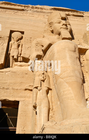 Temple de Ramsès II, Abou Simbel, Égypte 08112333483 Banque D'Images