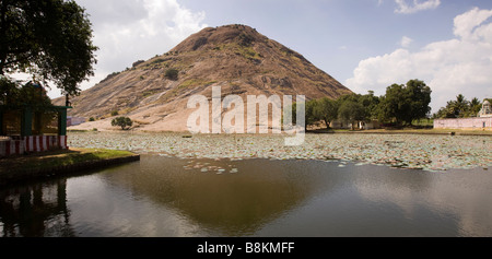 Madurai Tamil Nadu Inde Tidiyan réservoir village Banque D'Images